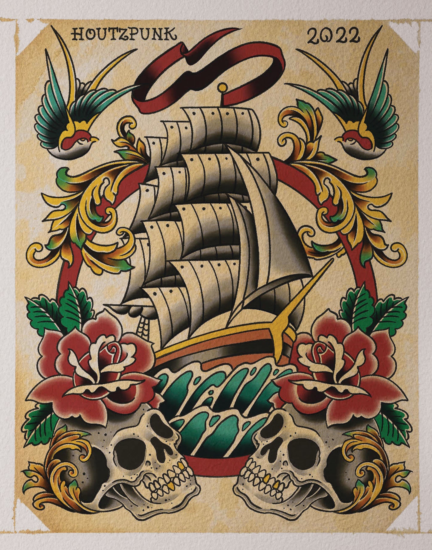 Nate Houtz "Traditional Ship"